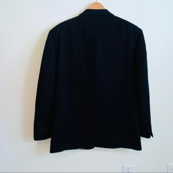 Vintage Dark Navy Versatile Wear Mens Blazer By Oscar De La Renta - Picture 4 of 8